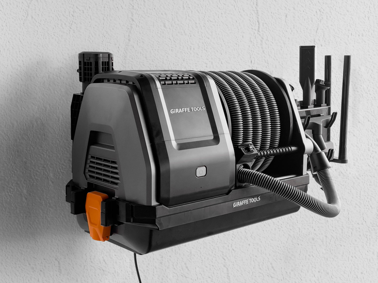Maximize Garage Efficiency with Giraffe Tools Wall-Mounted Vacuum Cleaner