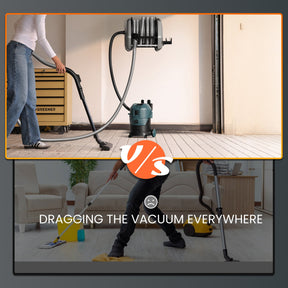 Retractable Vacuum Extension Hose Reel-1-1/4in-30ft